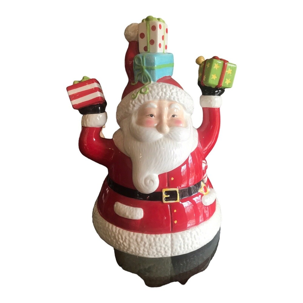 Santa Claus Cookie Jar Design By Ingrid‎ 11-1/2" tall
